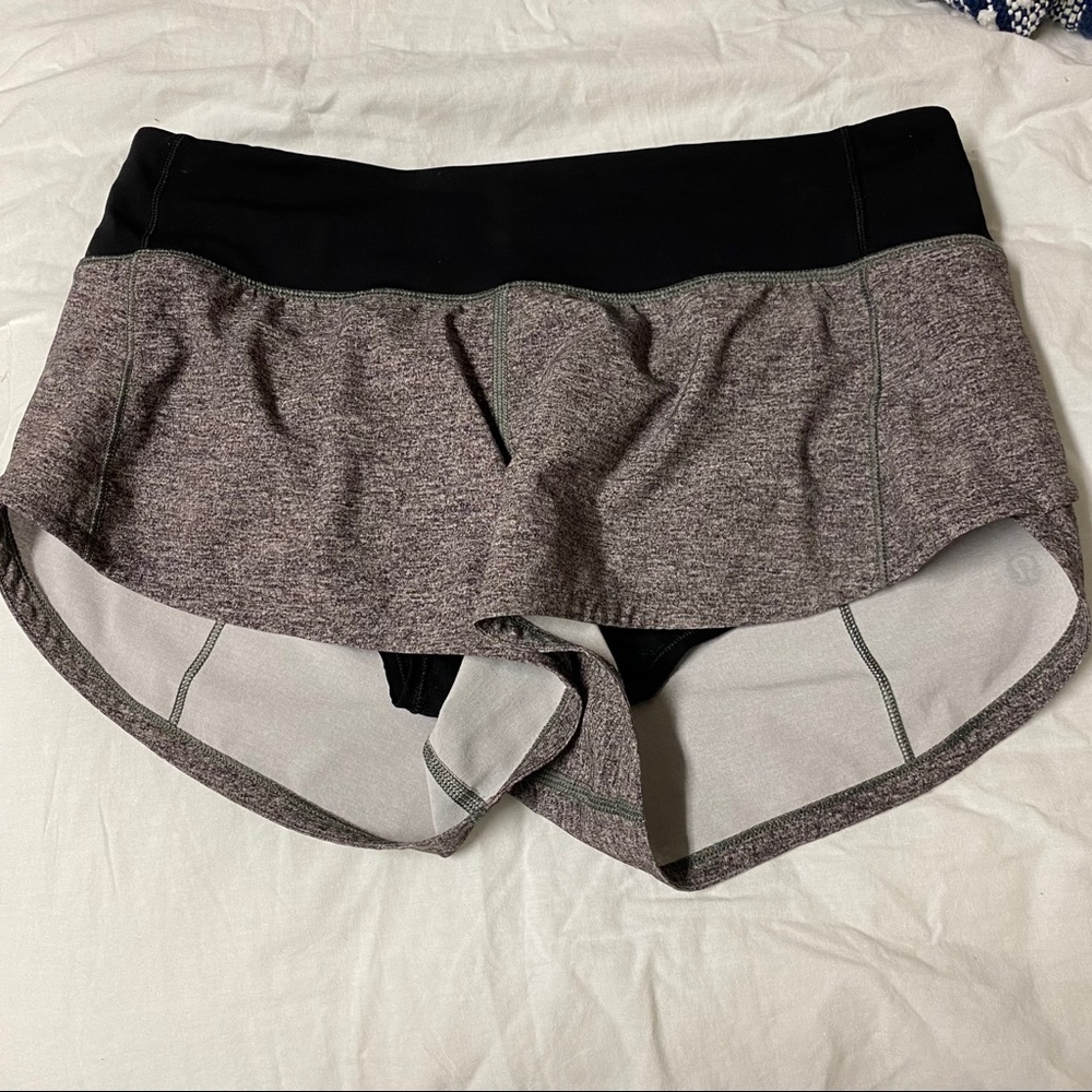 Lululemon Speed Up Shorts 2.5” Heather Gray